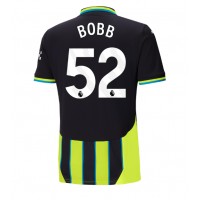 Camiseta Manchester City Oscar Bobb #52 Visitante Equipación 2024-25 manga corta